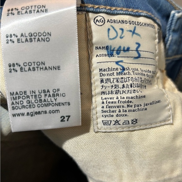 Ag Adriano Goldschmied Women's Skinny Jeans in Denim Blue - Picture 3 of 6